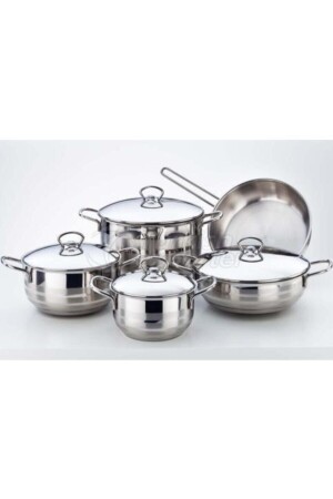 MNZ-Beta 9 قطع صلصة مجموعة مع غطاء الزجاج 912745 - Falez