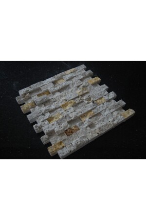 MNZ-Beta Stone 3 Piece Mix Travertine Blasted Stone ptltm3lmks2348 - Doğal