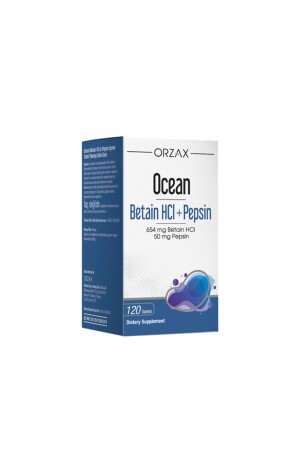 MNZ-Betaine HCl+ Pepsin مكمل غذائي 120 أقراص 901 - Ocean