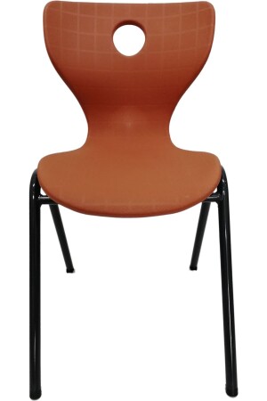 كرسي MNZ-Betina Monoblock مع ساقي معدنية و طاولة بلاستيكية برتقال GM-BETINA-A - Gamo Okul Mobilyaları