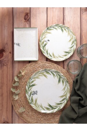 MNZ-Beylem 18 قطعة طعام وجبة الإفطار مجموعة 6 أشخاص 04POR035040 - Porland