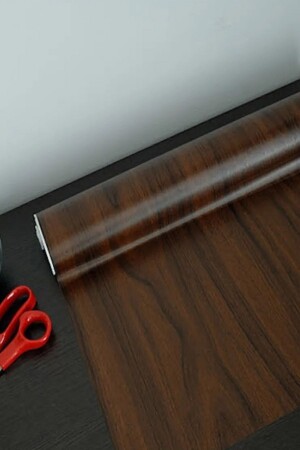 MNZ-Bien حصرية 50x100 سم نمطات الجوز الخشبية المتميزة غطاء ملصق PVC ورق Bh604 - Bien Home