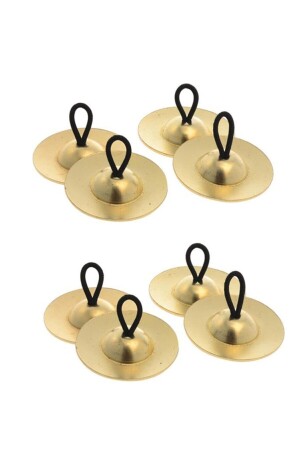 MNZ-Big Belly Bell Finger Cymbal 8 Tarkan Cymbals 5 سم عرض (للمناسبين) - Parti Dolabı