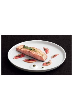 MNZ-Bilbao 18 سم طقم مسطح 6 قطع بيضاء PRA-5391496-2143 - Güral Porselen