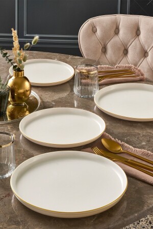 MNZ-Bilbao Gold Mesh 6 قطعة كيك مجموعة GBSBLB621DU30GD - Güral Porselen