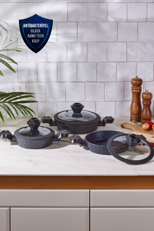 MNZ-BioDiamond مضادة للبكتيريا اليدوية الاندخونة على أساس 6 قطع علبة 153. 03. 08. 0427 - Karaca