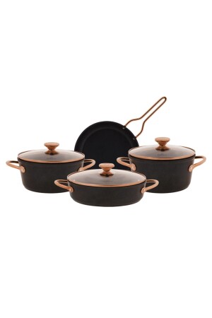 MNZ-BioDiamond Power Rosegold 7 Piece Cookware Set 153. 03. 08. 1257 - Karaca