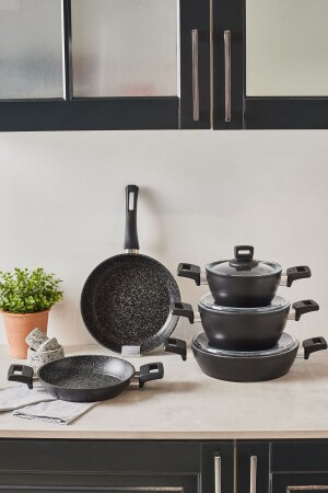 MNZ-Biogranit Power 8 Piece طباخات مجموعة 153 09. 01. 2682 - Karaca