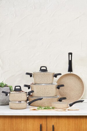 (MNZ-Biogranit Vincent) 12 قطعة أدوات الطهي مجموعة 153 09.01.1655 - Karaca