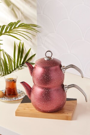 (MNZ-Biogranite Steel Plus Teapot Set) أحمر 153 03. 08. 1741 - Karaca