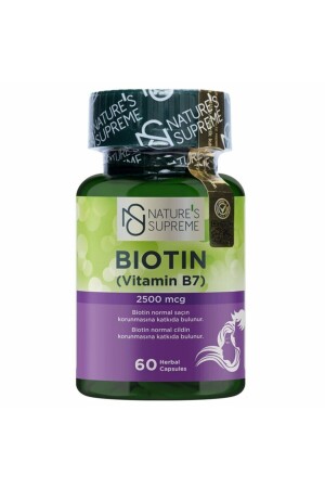 MNZ-Biotin 2500 Mcg 60 كبسولات 7273 - Natures Supreme