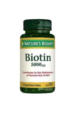MNZ-Biotin 5000 Mcg 72 كبسولات 86994949490101 - Natures Bounty