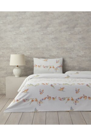 (MNZ-Bird Talk) غطاء غطاء مزدوج (SET GREEN) - English Home