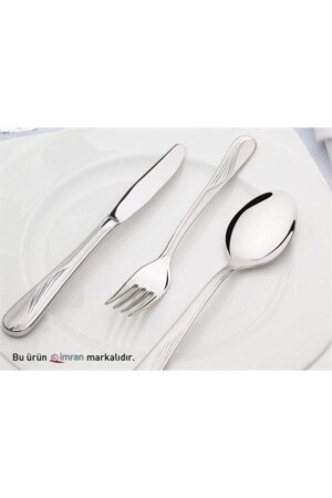 MNZ-Bird Wing Plain Meal Spoon SEVGI2087 - İMRAN