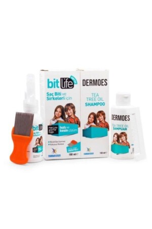 MNZ-Bit Life Spray 100 مل + بيت Life Shampoo 150 مل من الحديد المكعب Kofre - Dermoes