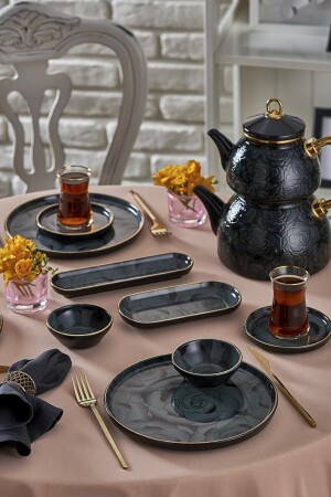 MNZ-Bitter Gülriz 26 قطعة الإفطار مجموعة N3163 - Neva