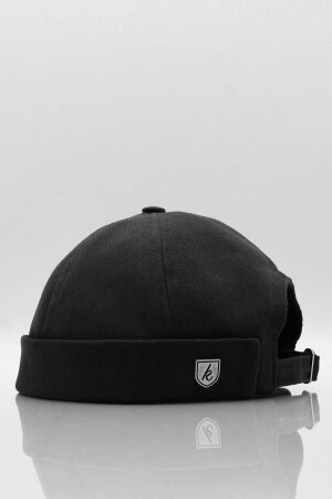 MNZ-Black 100% Cotton Cap Docker Hat KLH6897 - Külah