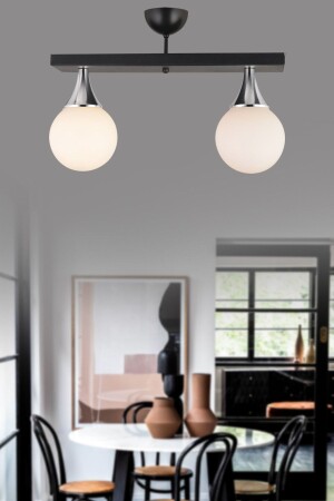 MNZ-Black 2 صفة سقفية بيضاء غلاف فوق الزجاج الكروم فخمة الشنارة TYC00786451847 - Kraliçe