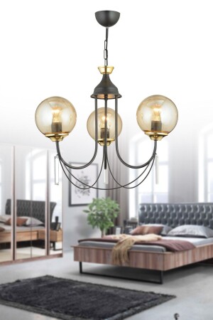 MNZ-Black جمالية 3 قطع عسل كرة الزجاج الفاخرة للأعلى واجهة شمعة حجر الكريستال AK000374 - Kraliçe