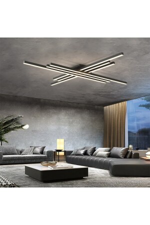 MNZ-Black 3 Light Color #3 LED Ceiling Lamp، شمع، الإضاءة الحديثة، الإضاءة الديكورية CL50503 - CATLUZ