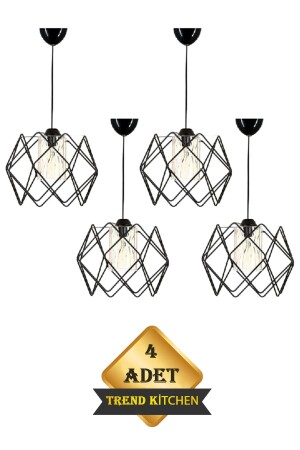 التصميم MNZ-Black شفافة غرفة المعيشة ميكا الزجاج المطبخ الحمام غرفة النوم غرفة الأطفال الشنابل (4 قطع) 4jaka4 - Trend Kitchen