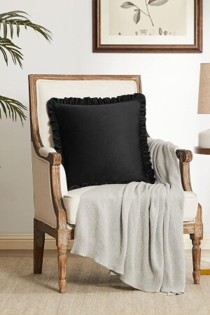 MNZ-Black Country مسدس مربع رمي وسادة غطاء ناعم النسخة العمر السكندنافي البوهمي-العيد الميلاد - Bc Home