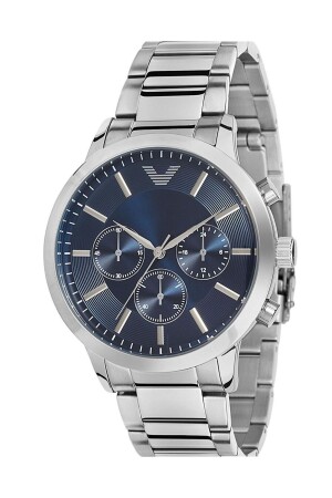 MNZ-Black Dial Silver Color Strap ساعة المساواة للرجال ÇENÇEN01002 - ÇENÇEN