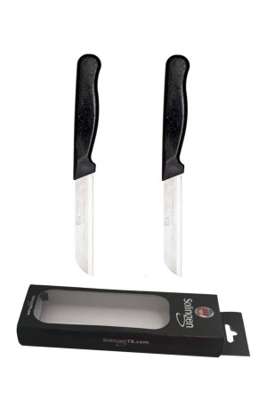 سكين MNZ-Black Glitter 2 قطع من الفاكهة والخضروات - Solingen