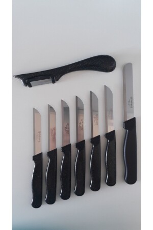 سكين وقطعة من الفاكهة من MNZ-Black Glitter - Solingen