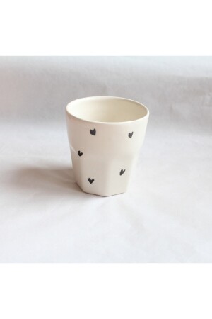 (MNZ-Black Heart Glass) - sukupotCeramics