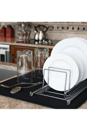 MNZ-Black اختراق الأطباق جفاف المطبخ رف الأطباق - Hein