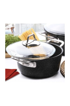 MNZ-Black Line غرانيت معدني 24 سم عميقة فول FLZ-BLCKLN-24DRN - Falez