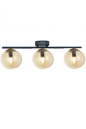 MNZ-Black ثلاثي الحديثة بالكام زجاجية سقف شمعة LMBDR00772 - Lambadar