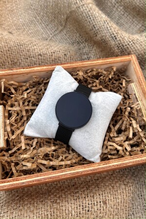 MNZ-Black Magnetic Band Touch Digital LED Screen ساعة معصم اليد اليدوية اليونيسكس DS2893715 - Choppers