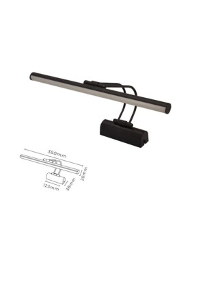 MNZ-Black Matte Daylight (صفراء) حمام الجدار المرآة الطاولة الإضاءة الفلوة الجدار Sconce الجدار السنان Sconce جدار السنان LED Scon - Sara