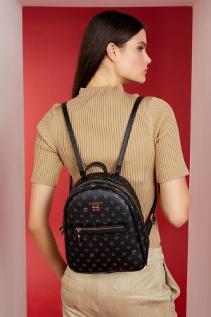حقيبة ظهر نسائية من نوع MNZ-Black Monogram 05PO22Y1541 - Pierre Cardin