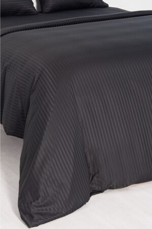 MNZ-Black Pearl Duvet Cover Set مزدوجة - ميكرو فيبر مشبك 98tel 868215750100048 - Otello