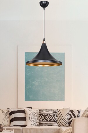 MNZ-Black Pendant شمعة غرفة النوم غرفة المعيشة المطبخ ممر مصباح شمعة1 - AG LightDesign