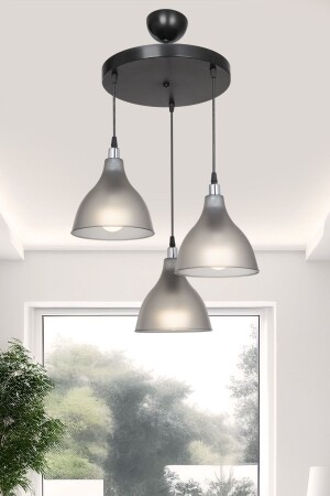 مصباح النسيج الأسود MNZ-Black Pendant Lamp شمعة غرفة النوم غرفة المعيشة المطبخ ممر مصباح شمعة3 - AG LightDesign