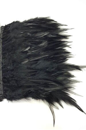 MNZ-Black Rooster Feather 1 Mt - Hayalperest Boncuk