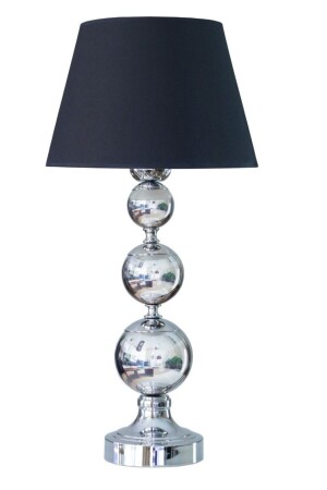 MNZ-Black Silver Plated 3-piece Globe Lampshade H2ABJSLV008 - Vinner