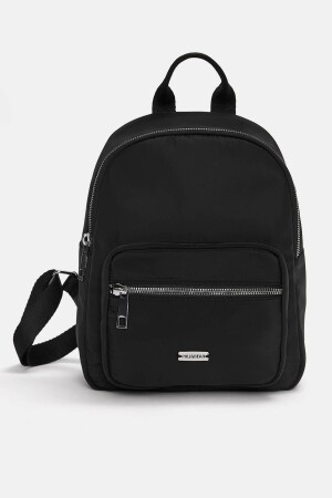 حقيبة ظهر من النايلون الصغيرة من MNZ-Black - Pull & Bear