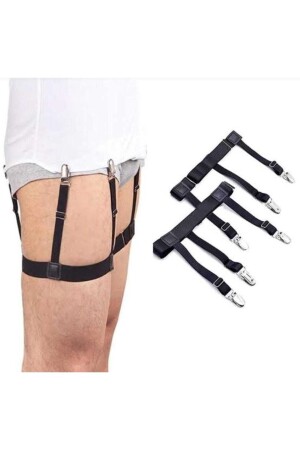 حامل القميص المطاطي MNZ-Black SLP1209ASK - Elegans Giyim Aksesuar