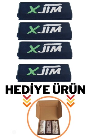 MNZ-Black Sports - منشفة تدريب الرياضيين - 30 × 100 -4 قطعة - Xjim