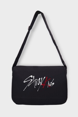 (MNZ-Black Stray Kids) كتب حقيبة رسالة (EFBUTIK12566) - Ef Butik