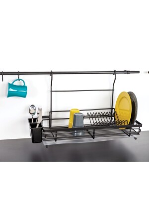 MNZ-Black معلقة الوجبة رف صبغات حاملة الكوب حاملة الصبغ SÜB38SYH - moderno