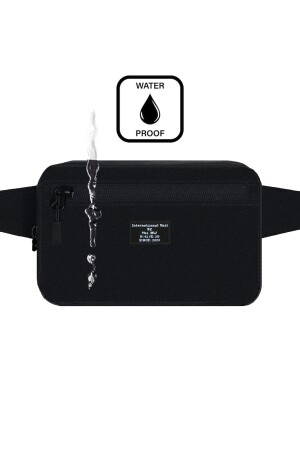 MNZ-Black Unisex مضاد للماء ثياب 2 حصة الحزام والكتف - D'vers