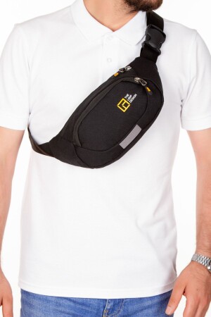 MNZ-Black Unisex Crossbody Sling Shoulder And Waist Bag Cross Adjustable Strap Bag Free Bag theloop07 - loopdesing