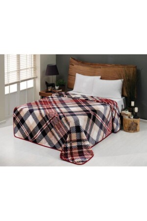 MNZ-Blankets نسيج ناعم 1078 بيج مزدوج MNK 00200240-05 - MİNK