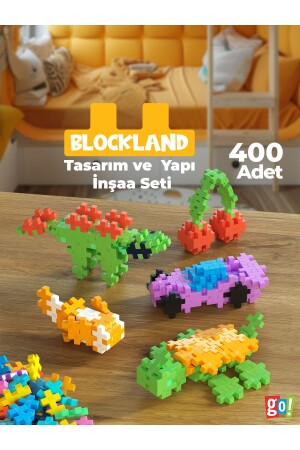 MNZ-Blockland 400 قطعة بكسل تصميم إبداعي بناء بناء تعليمية - Go Toys